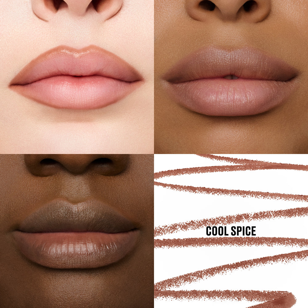 Lipglazer Glossy Liner, 0.25 g, Cool Spice, Model, multiple