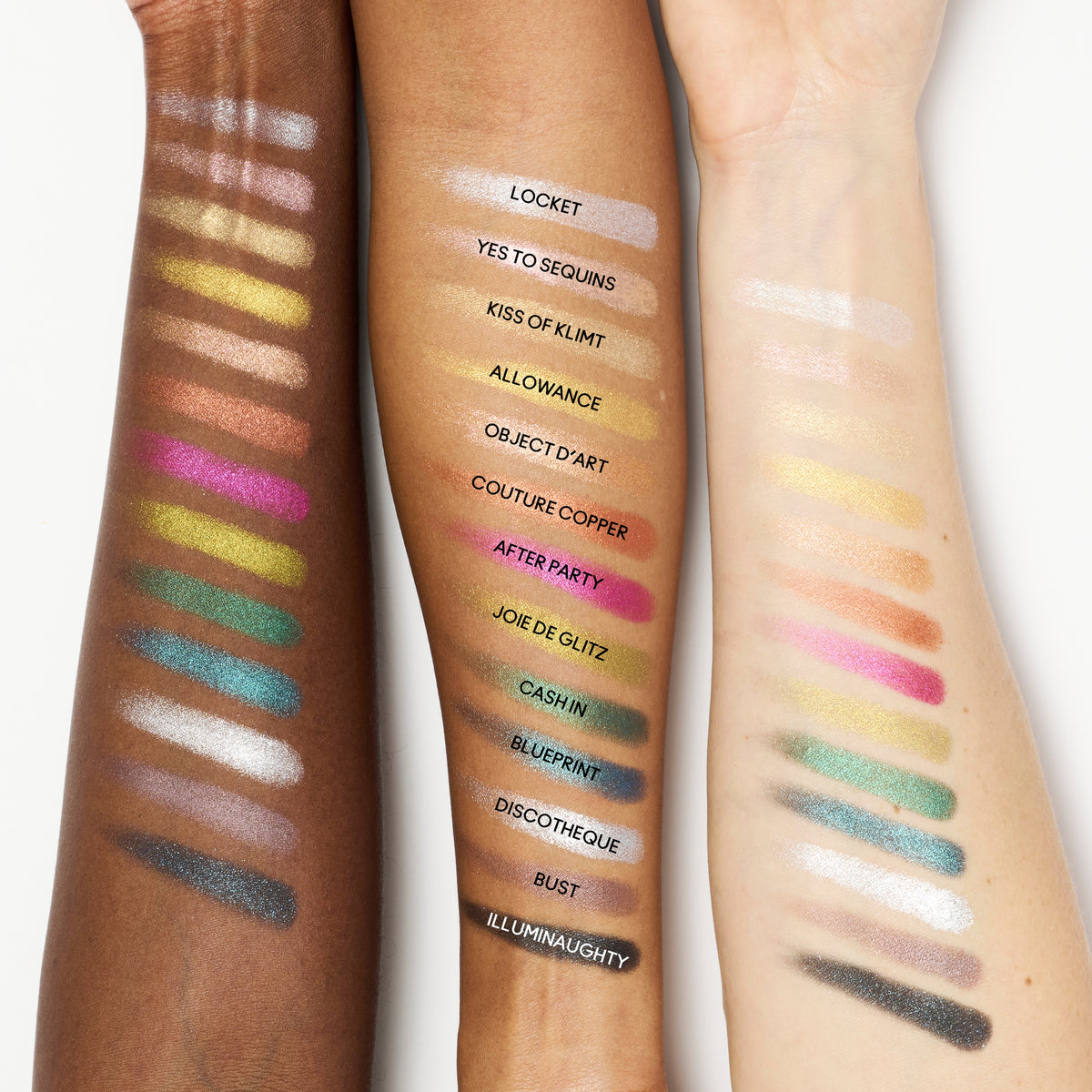 Metallic Eyeshadow Pro Palette Refill, 1.0 g, Locket, Model, multiple