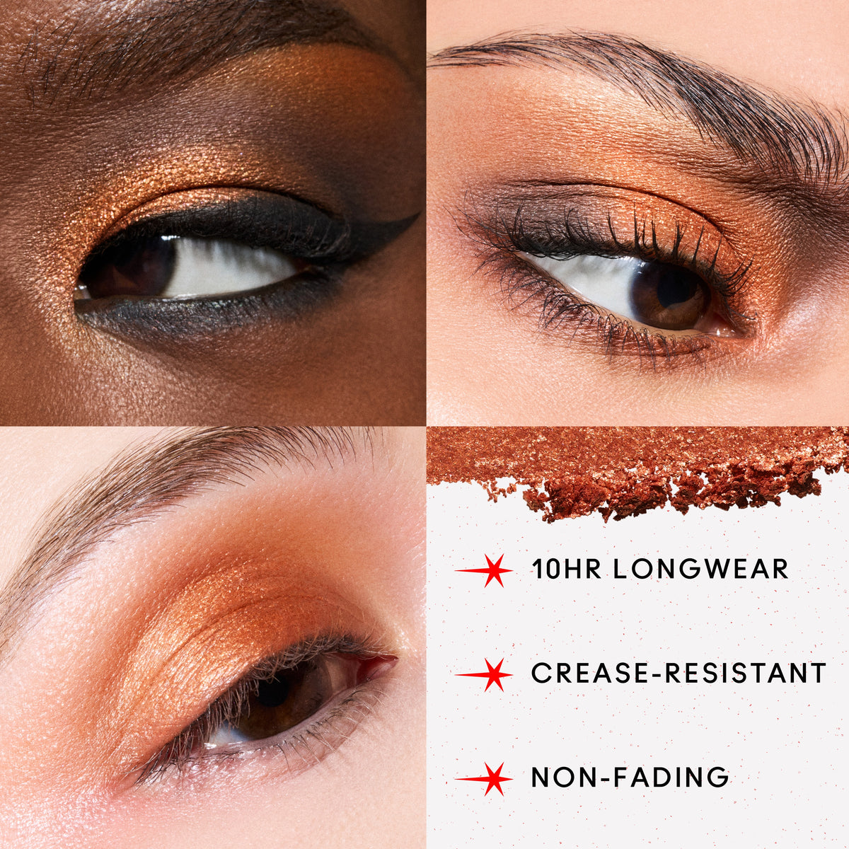 Metallic Eyeshadow, 1.0 g, Couture Copper, Alt