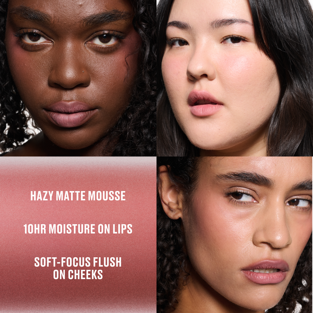 Powder Kiss Lip + Cheek Mousse, 5.0 ml, Velvet Teddy, Alt