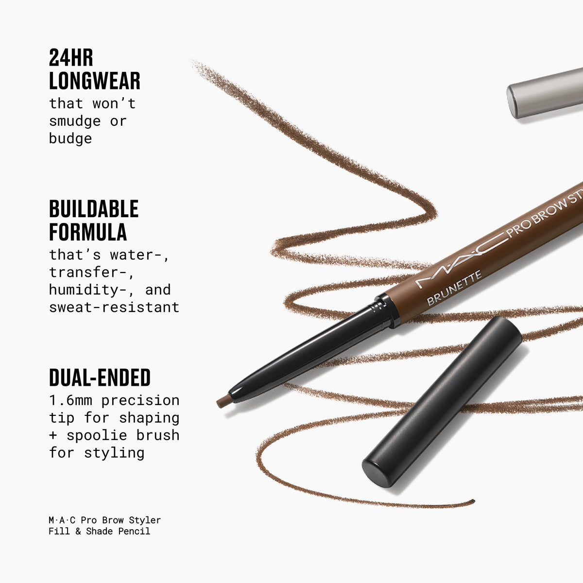 MAC Pro Brow Styler Fill & Shade Brow Pencil, 0.08 g, Stud, Alt