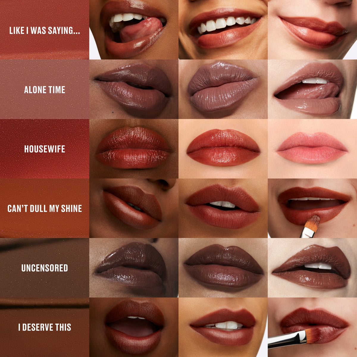 Lustreglass Sheer-Shine Lipstick, 3.5 g, Alone Time, Model, multiple