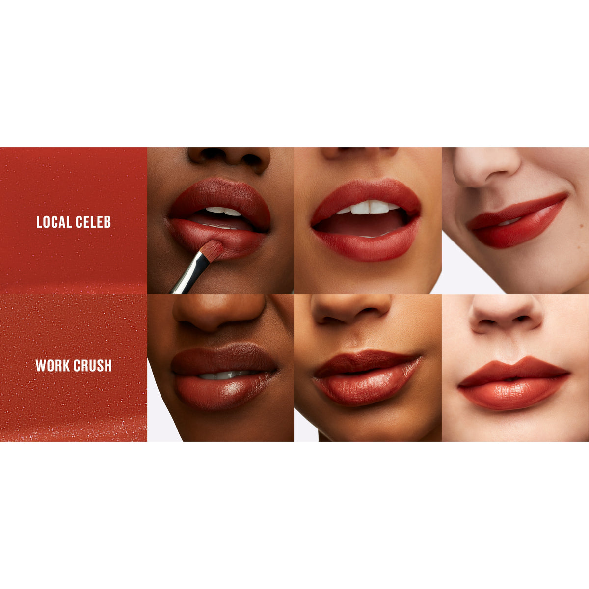 Lustreglass Sheer-Shine Lipstick, 3.5 g, Local Celeb, Model, multiple