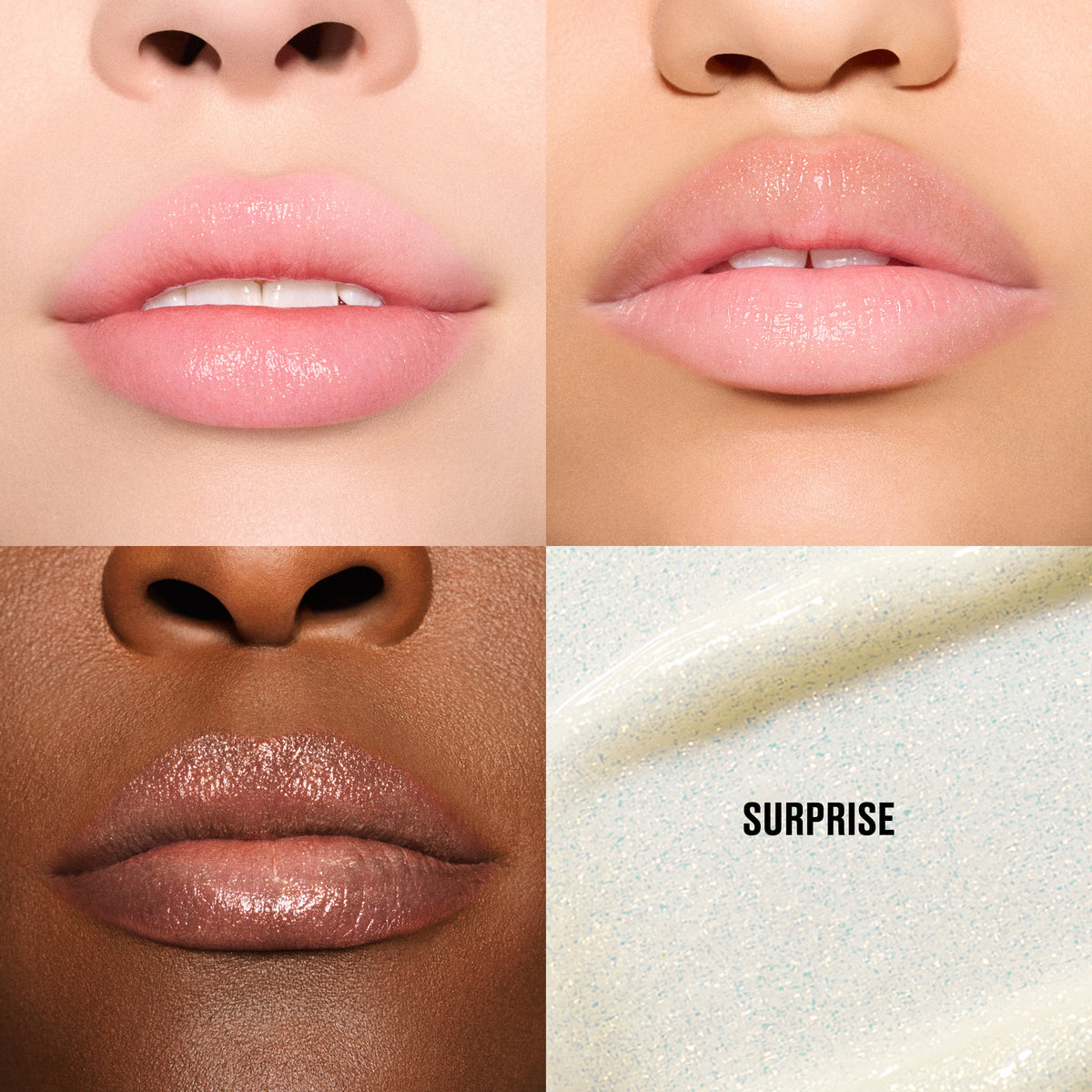 Lustreglass Sheer-Shine Lipstick, 3.5 g, Surprise, Model, multiple