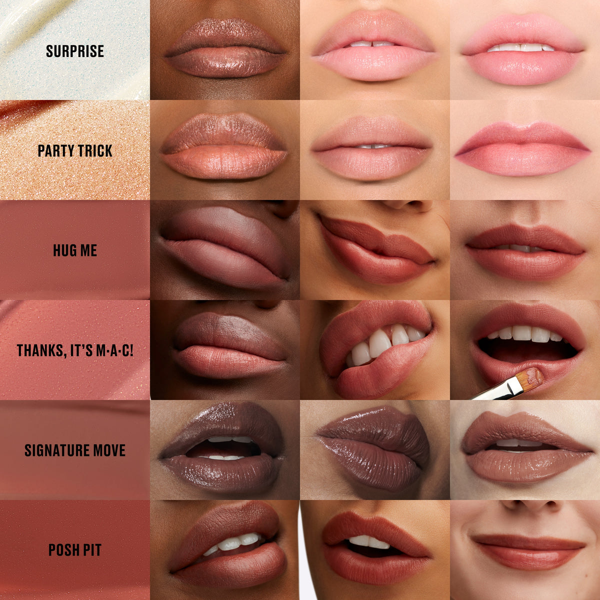 Lustreglass Sheer-Shine Lipstick, 3.5 g, Party Trick, Model, multiple