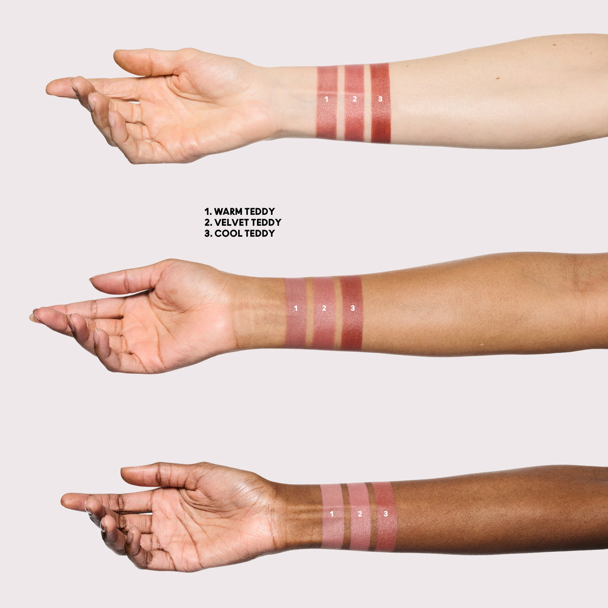 Teddy Party Mini Lip Trio, Model