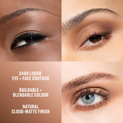 Multisculpt Matte Liquid Eye and Face Colour, 4.5 ml, HodgePodge, Model