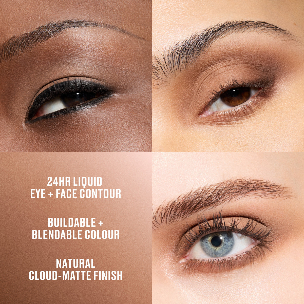 Multisculpt Matte Liquid Eye and Face Colour, 4.5 ml, HodgePodge, Model