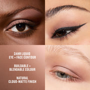 Multisculpt Matte Liquid Eye and Face Colour, 4.5 ml, Baby Got M·A·C, Model