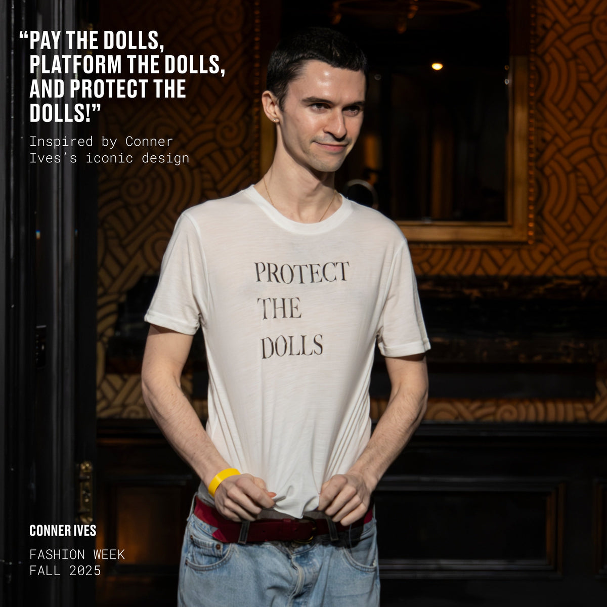 M·A·C VIVA GLAM x Conner Ives “Protect the Dolls” Shirt, S