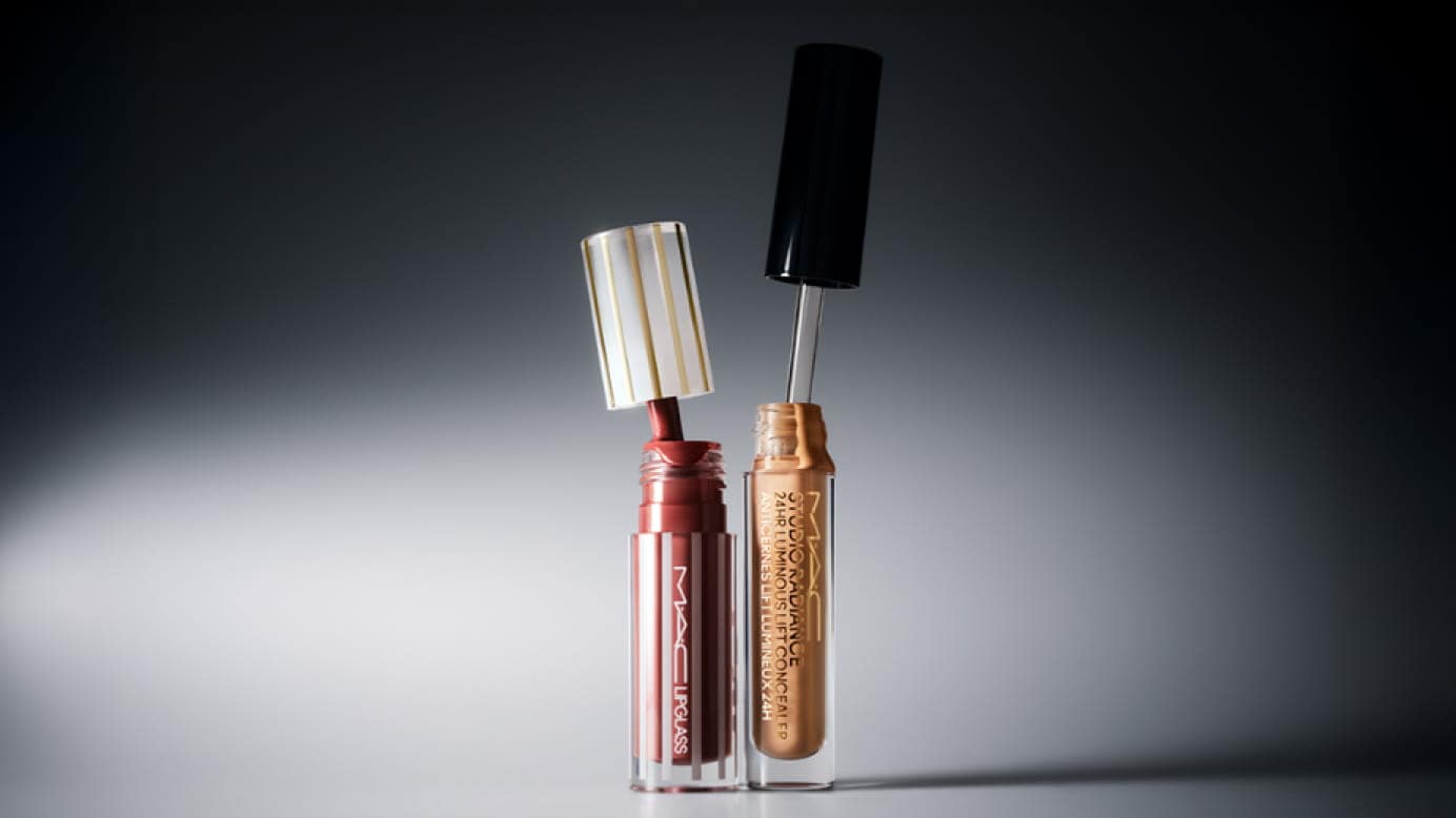 Mini lipglass air and mini studio radiance concealer 