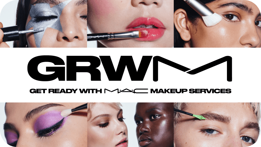 ma cget ready with me, model face close up