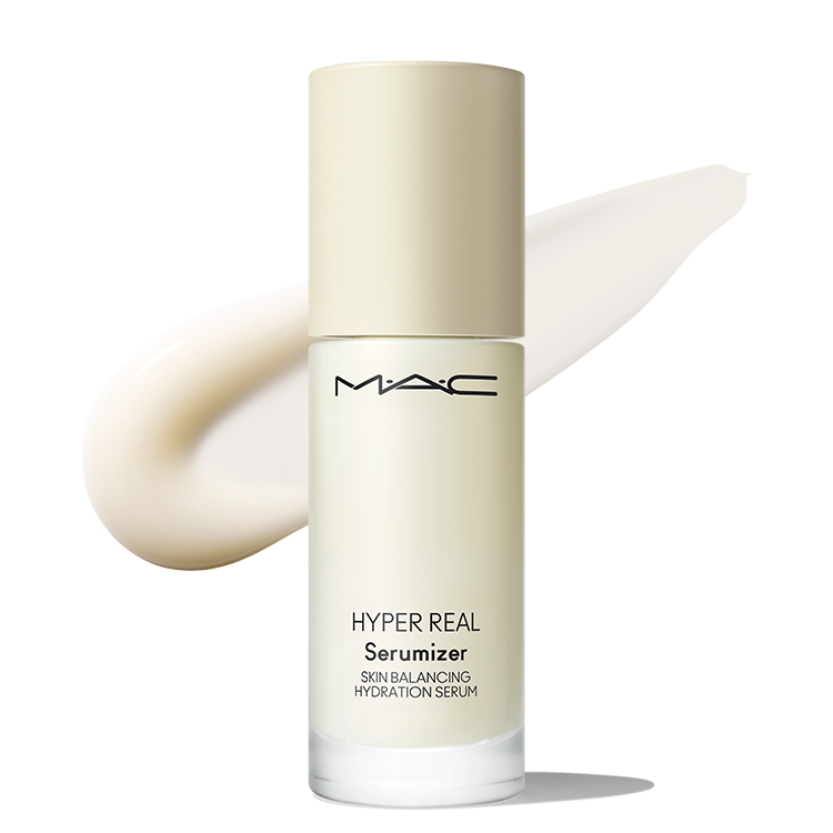 Hyper Real Serumizer packshot with swatch behind