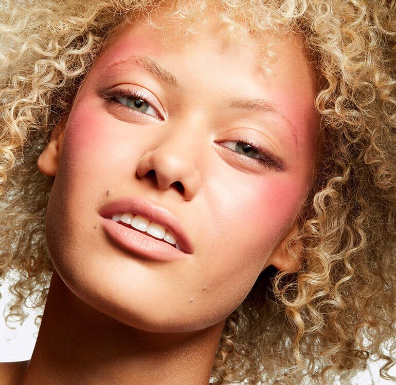 Diffused Blush Makeup Look