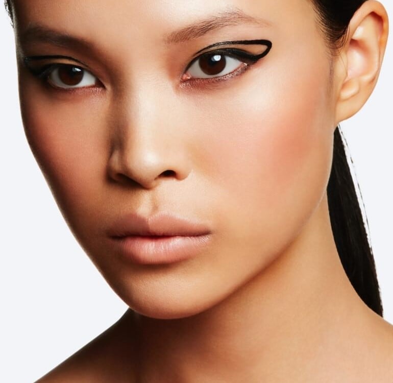Double Winged Eyeliner Makeup Look