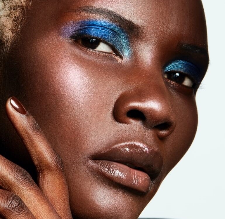 Smokey Blue Eyeshadow Look