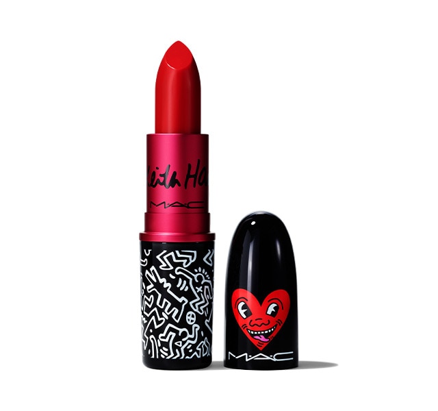 Mac Cosmetics Uk Mac Viva Glam X Keith Haring Lipstick In Red Haring